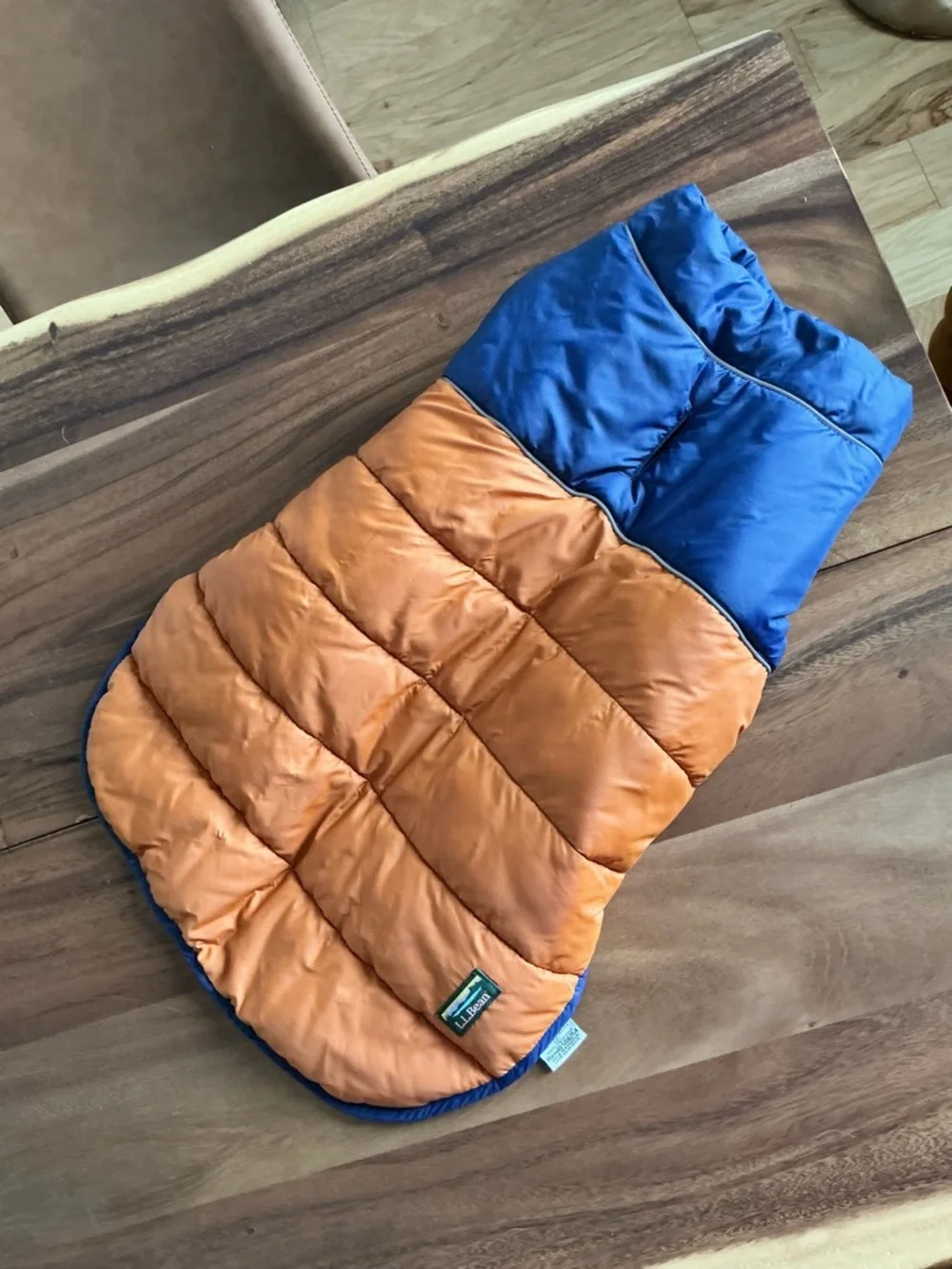 L.L. Bean Quilted Mountain Classic Reversible Dog Parka XL